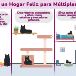 como crear un hogar en armonia para multiples gatos
